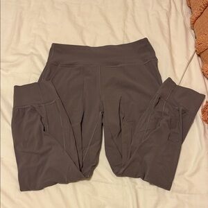 LULULEMON Gray High-Waisted ALIGN JOGGERS